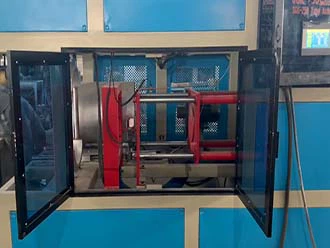 The Customer Is Conducting A Test Run At The Factory