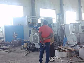 The 630 PE Pipe Production Line Is Currently Being Loaded Into Containers For...